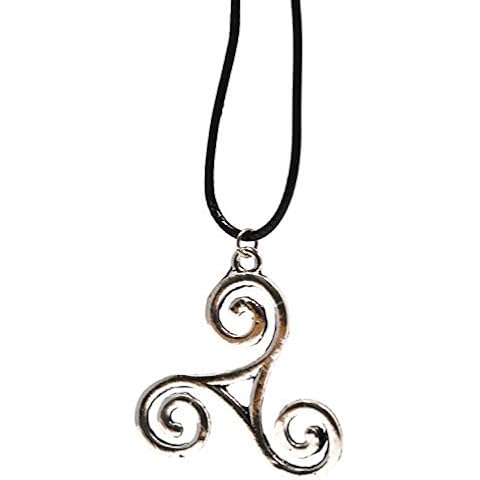 Beaux Bijoux Teen Wolf Derek Hale Triskele Necklace Pendant Triskelion Charm Werewolf Vampire Cover