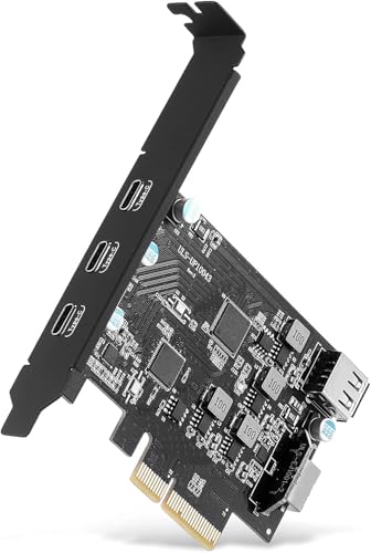 Tarjeta PCIe a USB 3.2 de 10 Gbps con puertos Tipo C y Tipo E 7