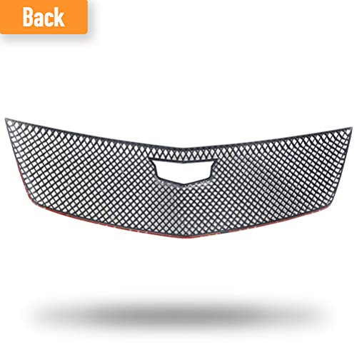 Youngercar Grille Cover For Cadillac Xt5 2017-2022 Accessories Abs Painted Gloss Black Front Mesh Grill Protector Trim #TOP4