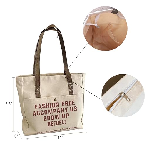 Canvas Tote Bag for Women, Laptop Bag, Reusable Tote Shoulder Bag Casual for Travel, Beach, Vacation, Shopping2