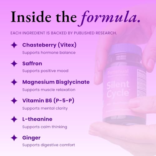 Femanual SilentCycle Mood Support Capsules