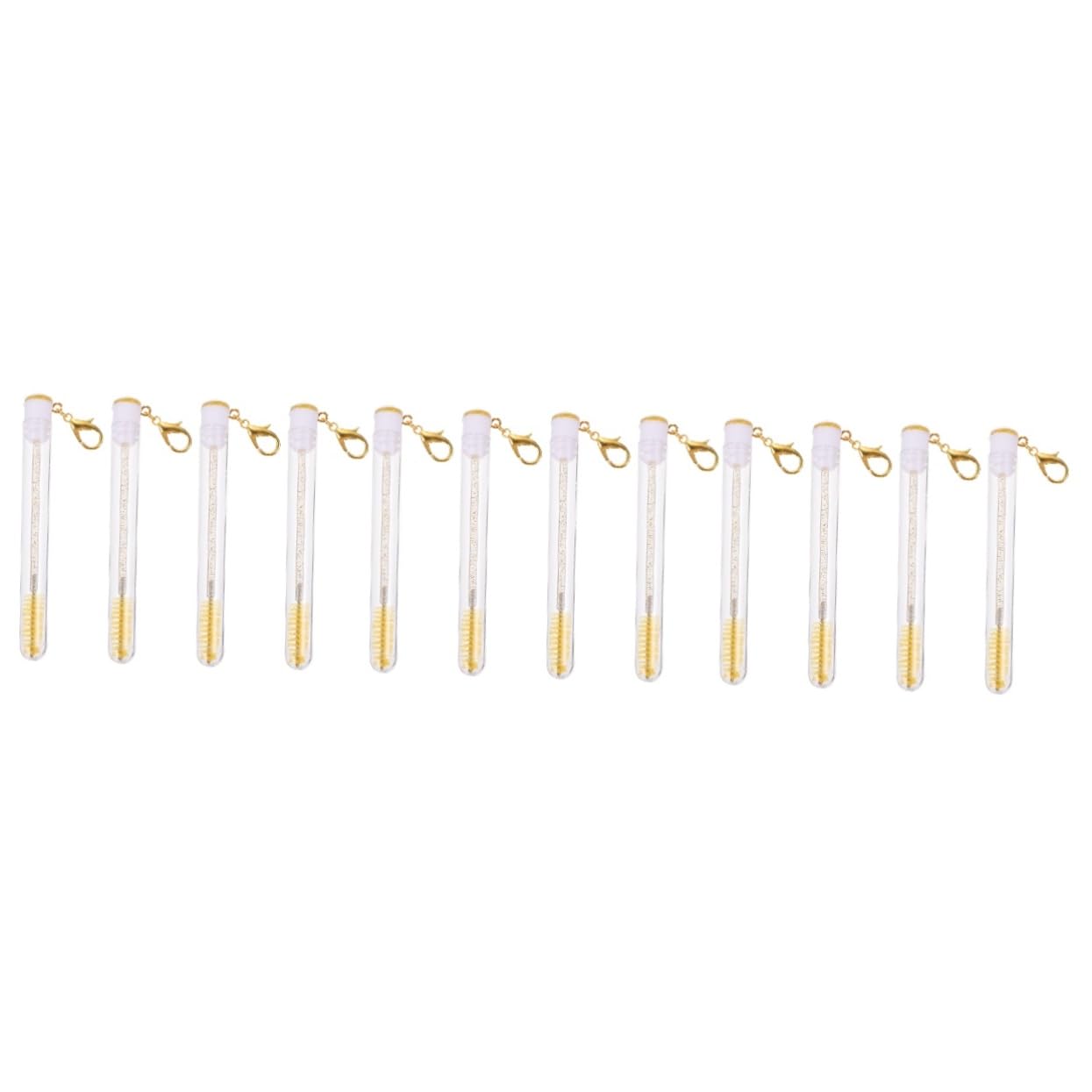 CANIGHT 3sets Eyelash Mascara Guard Spoolies for Lashes Acrylic Material Eyelash Brush Makeup Brush Wands 4pcs*3