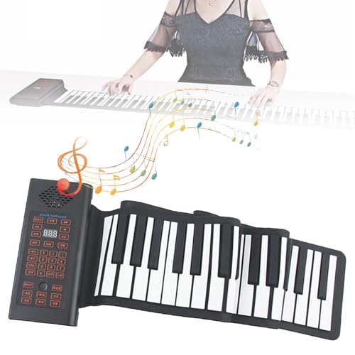 Piano Numérique Portatif, Affichage Numérique LED, 128 Types De Voix, Clavier De Piano De Musique Numérique électronique Pliable Et Flexible, Peut être Connecté à des Pédales Et des Haut-parleurs - Les Beatles, Paul McCartney, John Lennon, RIngo Starr, George Harrison Piano Numérique Portatif, Affichage Numérique LED, 128 Types De Voix, Clavier De Piano De Musique Numérique électronique Pliable Et Flexible, Peut être Connecté à des Pédales Et des Haut-parleurs