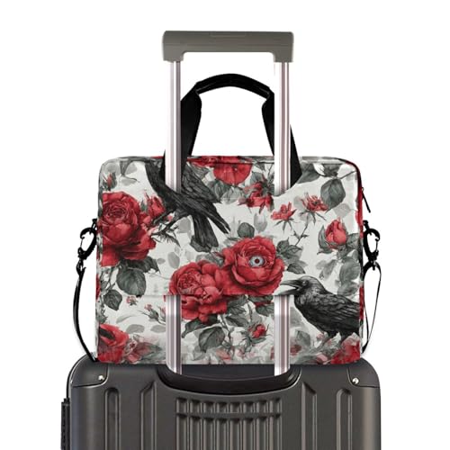 Funda para portátil ALAZA Crow Eye Rose hasta 15.6 pulgadas miniatura 4