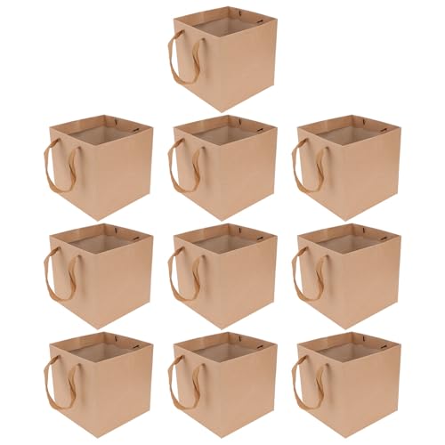 Capacité modérée pochettes papier kraft marron Abaodam sachet de fête