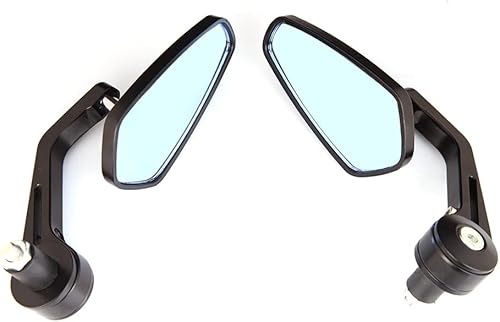 Vista 25 de DREAMIZER Espejos universales para barra de motocicleta de 7/8 pulgadas, espejo retrovisor trasero compatible con Honda Grom, Yamaha, Kawasaki
