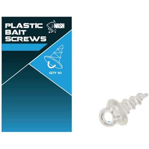 OUTDOORDINO Nash Plastic Bait Screws - Bait Screw for Boilies and Pop Ups Carp Fishing - Baitscrew Carp Bait for Carp Fishing (8 mm) Cover
