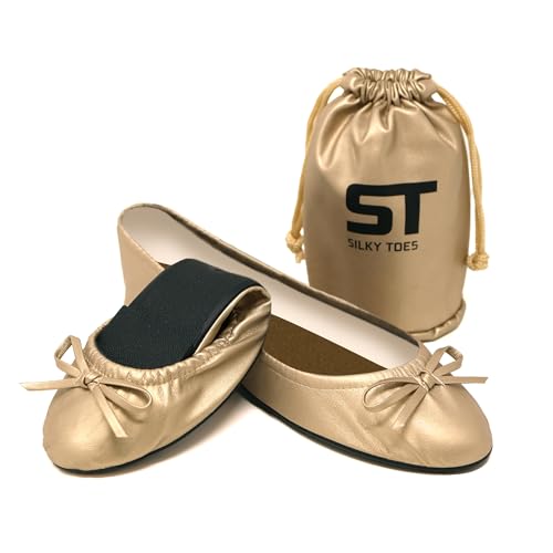 Image of Foldable Flats for Women, Comfortable Ballet Shoes for Weddings & Travel