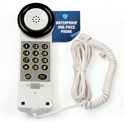 Teléfono Med-Pat XL88WP blanco con cable compacto