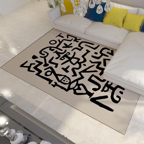 Tapis De Sol Abstrait Paul Klee grand format résistant style - 2