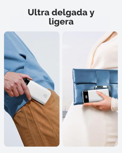 Power bank 20000 mAh Charmast con cables integrados para iPhone 6
