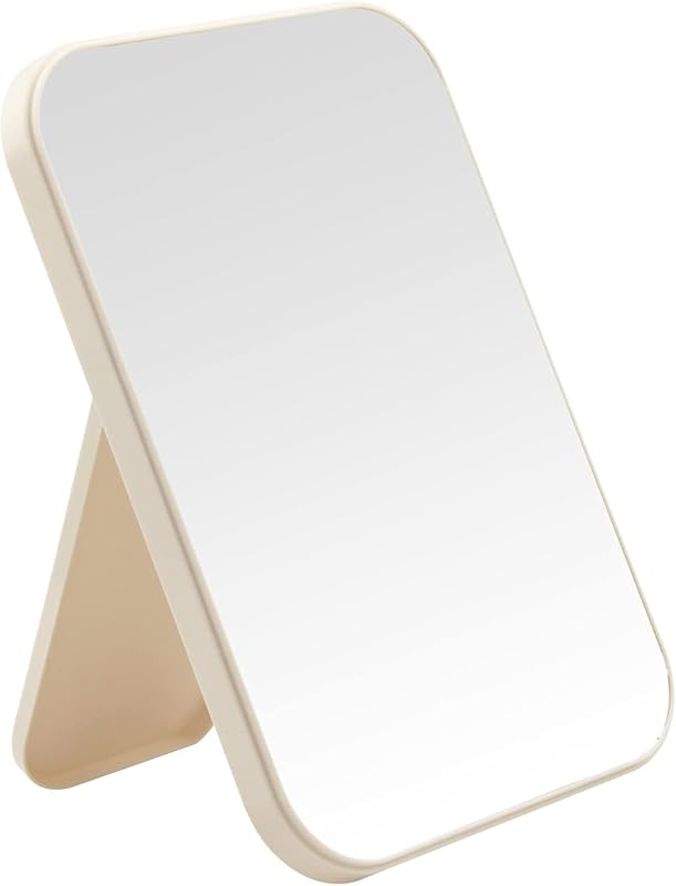 Espelho para maquiagem DVHOK de mesa e parede, retangular, Khaki, 20,07 x 13,49 cm
