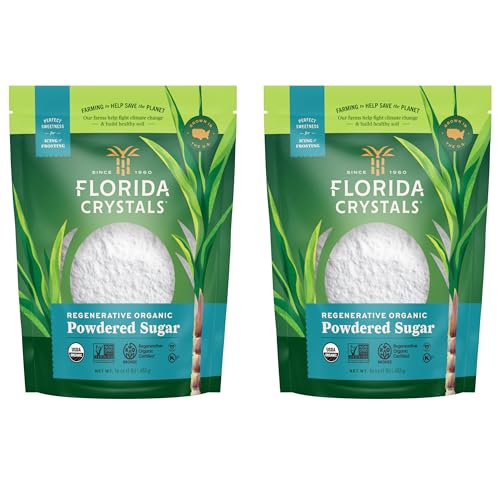 Florida Crystals Organic Powdered Sugar, 16 Ounce (Pack of 6) image 4