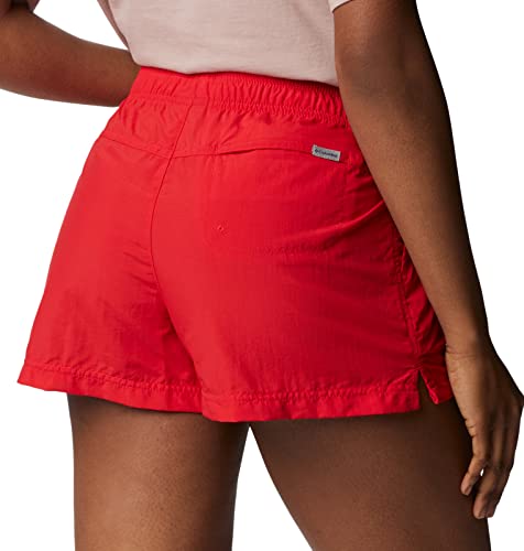 Columbia Short feminino Sandy River, vermelho lírio, grande