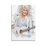 TESUXYEHH Poster, Motiv: Sänger Dolly Parton, dekoratives 