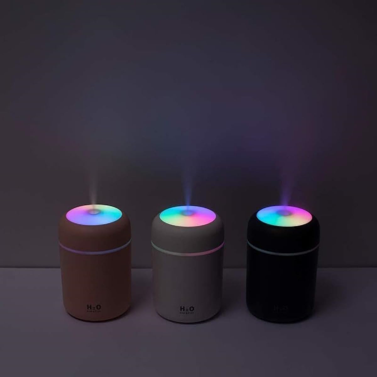 Mini USB Humidifier - Cool Mist & LED Light -6