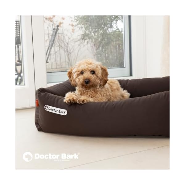 Doctor Bark - orthopädisches Hundebett, waschbar bis 95°C, geruchsfrei & hygienisch, kuscheliger Hundekorb, Baumwoll-Mischgewebe – Bild 8