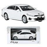 dgboy 1:38 Kia K5 DL3 Snow White Pearl Mini Car Miniatur Car Optima