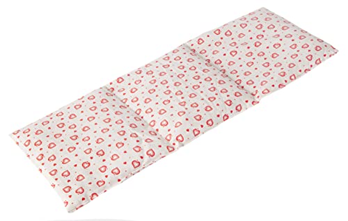 Cojín de semillas de uva (20 x 50 cm, 3 cámaras, cojín térmico, cojín de grano, 50 x 20 cm, semillas de uva