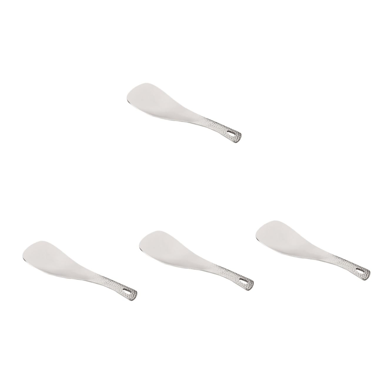 INOOMP 4pezzi Cucchiaio Titanio Ultra Per Camping e Picnic Utensile Ergonomico e Resistente Per Outdoor e