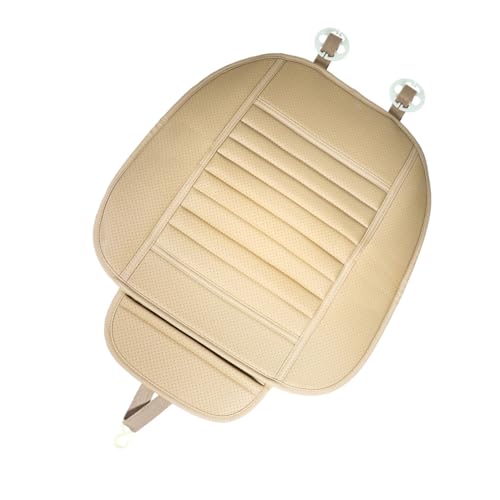 Housse de siège auto en PU beige pour éviter les taches et l'usure de votre voiture