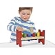 Eichhorn – Kugelbahn-Haus – bunte Rollbahn aus Holz, für Kinder und Babys ab 1 Jahr & 100027005 - Klopfbank, enthält 1x Hammer, 8x Klopfstifte, 9x23,5x13cm, 10-tlg., FSC 100% Zertifiziertes Buchenholz