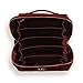 Charlotte Tilbury Large Travel Makeup Bag of My Dreams - Quilted Velvet Skincare, Fragrance & Cosmetic Organizer with 5 Compartments, Zip Pocket & Top Handle - Iconic Night Crimson Toiletry Bag