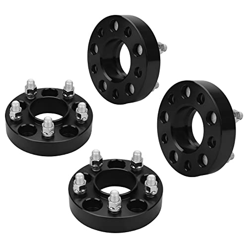 IRONTEK 5x4.5 to 5x4.5 (5x114.3) Wheel spacers 1.25" Thread Pitch 14mmx1.5 Hub Bore 70.5mm Wheel Adapters fit for Ford 2015-2022 Mustang GT500 GT350 Manch 1