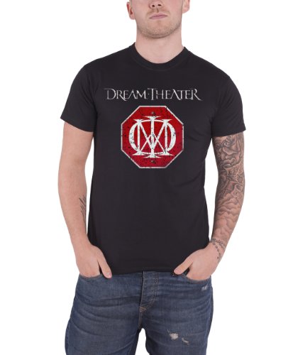 T-shirt Dream Theater pour homme avec logo Live Nation en coton noir