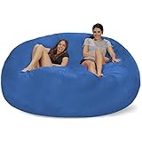 Chill Sack Bean Bag Chair: Giant 8' Memory Foam Furniture Bean Bag - Big Sofa with Soft Micro Fiber