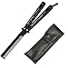 Funtuan Dragon Totem Stainless Steel Practice Butterfly Knife Trainer and Comb Knife Trainer (Black)