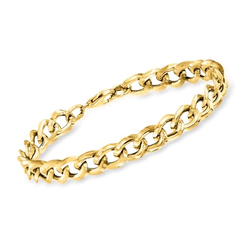 Ross-Simons Italian 14kt Yellow Gold Curb-Link Bracelet