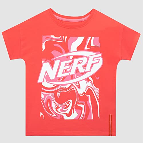 Image of Nerf Girls T-Shirt and Shorts Set Kids Camouflage Outfit