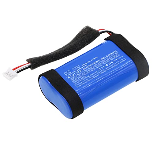 Synergy Digital Speaker Battery, Compatible with Marshall Emberton Speaker, (Li-ion, 7.4V, 2600mAh) Ultra High Capacity, Replacement for Marshall C406A2 Battery