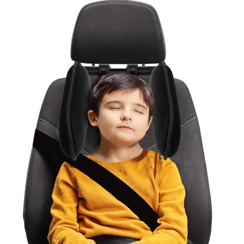 Almohada para reposacabezas de auto ajustable 360° para niños y adultos miniatura 1