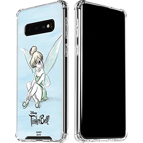 Skinit Clear Phone Case Compatible With Samsung Galaxy S10 Plus - Officially Licensed Disney Tinker Bell Believe In Fairies Design #TOP1