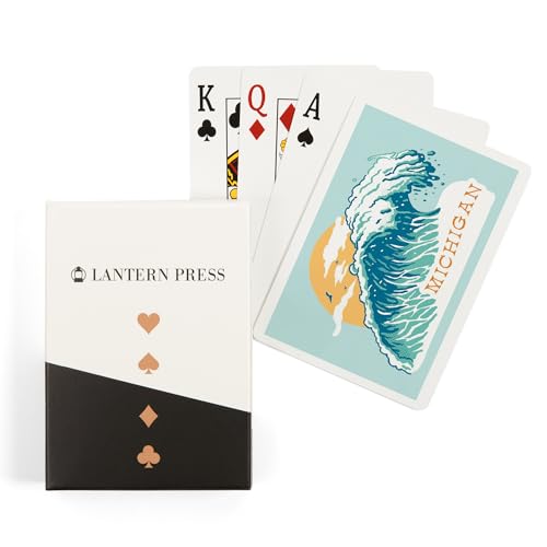 Lantern Press Michigan, Naipes Póker 52 cartas