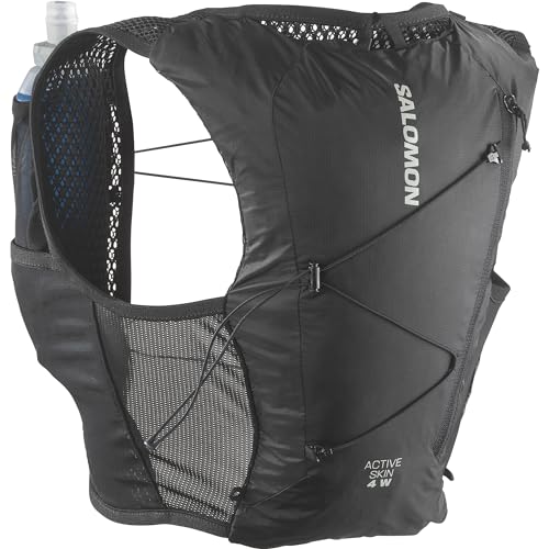 Salomon Active Skin 4 Women Trail Running Hiking Hydration Vest With Flasks Included, 4L, Designed for Women, Easy Hydration, and Optimized Storage