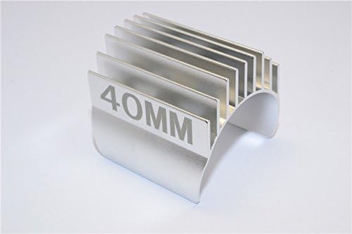 Aluminium Motor Heat Sink Mount 40mm For 1/10 05, 540, 360 Motor - 1Pc Silver