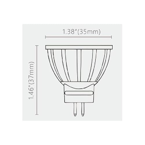 Arrownine Cast Aluminum Mr11 Gu4 Led Bulb 2.5Watt,Equivalent To 20Watt Halogen Lamp 2700K Warm White 9-17V Ac/Dc For Outdoor Landscape Spotlights,Indoor Track Light Accent Recessed Lighting 2-Pack #TOP2