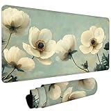 マウスパッド 、ゲーミングマウスパッド 大型 1000x400x3mm Mouse Pad 底部に滑り止め、洗える、防水耐久、オフィスやゲームでの使用に適 デスクマット (アヒル卵ナス) L#L3