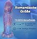 18CM Dicker & Realistischer Dildo Monster Fantasy Dildo Erotischen Fantasien mit 8 Vibrationen & 1 Orgasmus Modus Aus Flüssiges Silikon für Vaginal und Anal Sex Sexspielzeug Analdildos mit Saugnapf