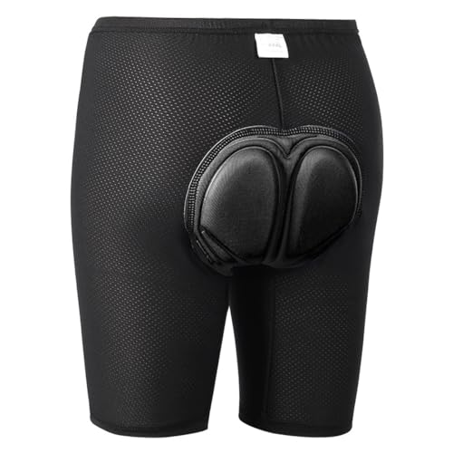 Teegxddy Pantalones Cortos De Ciclismo para Mujer con Acolchado Culotte Ciclismo Mujer Pantalon Ciclista Transpirable Antideslizante Elástico Secado Rápido Apto Tanto para Hombres como para Mujeres-L