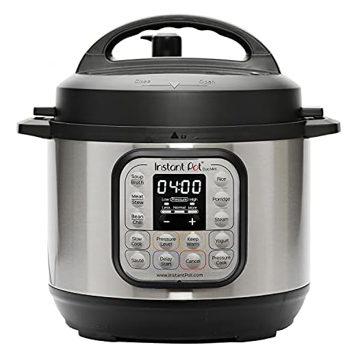 Instant Pot Elektrische snelkookpan Duo Mini 3L, 7-in-1 multikoker, roestvrijstalen snelkookpan, 700 W