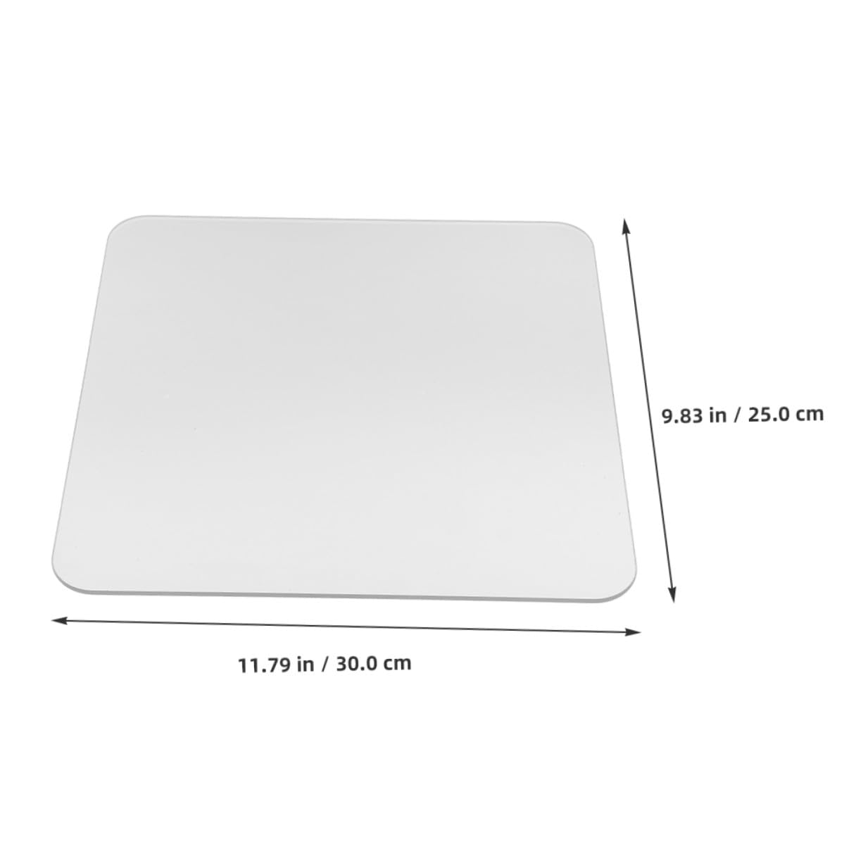 Gatuida Alfombrilla de Ratón Transparente de Vidrio Resistente y Antideslizante Cómoda para Oficina Gaming y Uso Doméstico Protege Escritorio y Facilita Movimientos Fluidos