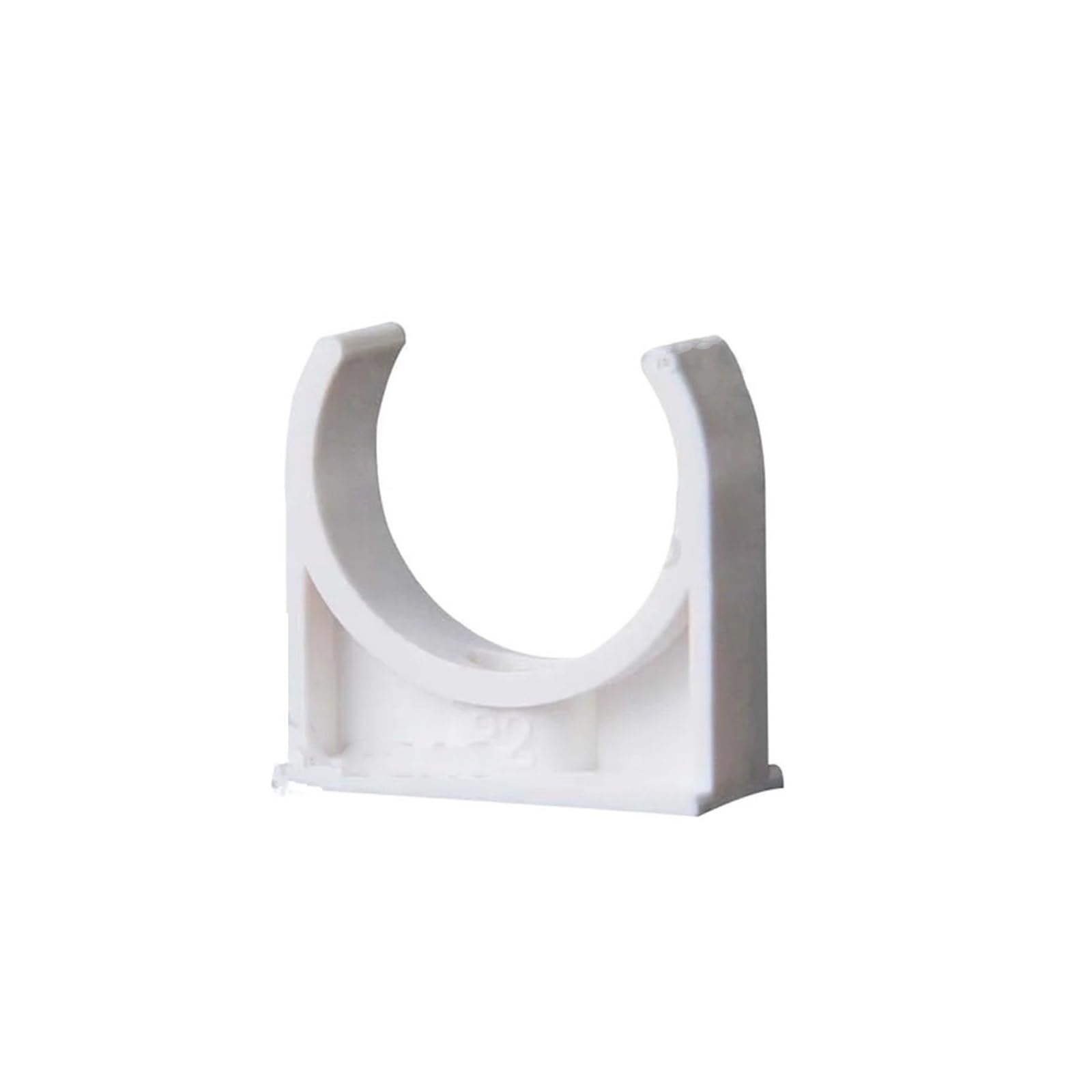 Plastikowe klipsy do węży 1/5/10 szt. zacisk rurowy typu U, biały/szary, uchwyt rury PVC, mocowany za pomocą śrub(G2,50MM-5 PIECES)