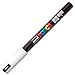 Uni-Ball Posca Marqueur Pointe ogive Ultra fine - Blanc