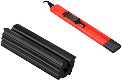 Lehui KINGRASP Golf Grip Kits for Regripping Golf Clubs - Professional Quality - Options Include Hook Blade, 13 Grip Tape Strips, Grip Rubber (Rubber Vise Clamp+Golf Knife)