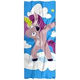 Bufanda ligera para mujer, primavera, otoño e invierno, chal envolturas de unicornio azul, Varios colores