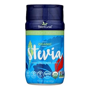 SweetLeaf Organic Stevia Shaker Jar, 230 Servings